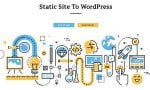 converting static site to WordPress