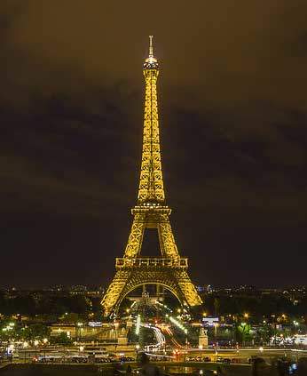 Eiffel Tower at night