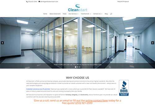 the cleanstart website