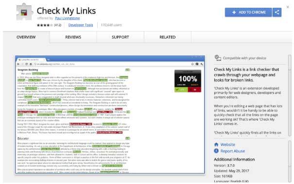 check my links