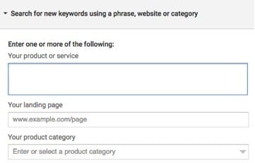 search for keywords