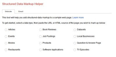 SD markup helper