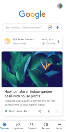 search results